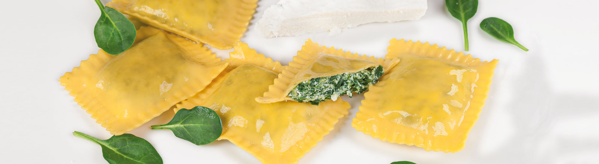 Ravioloni ricotta e spinaci