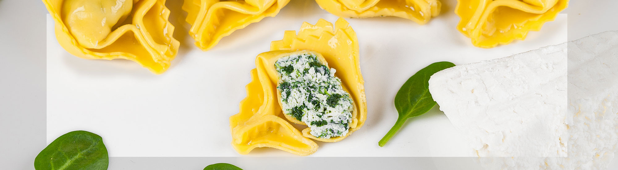 Tortelloni alla ricotta e spinaci